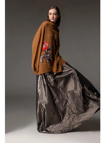 城市戰士系列 - 寬鬆長毛衣 / 縐褶光澤長裙 / 活褶寬褲