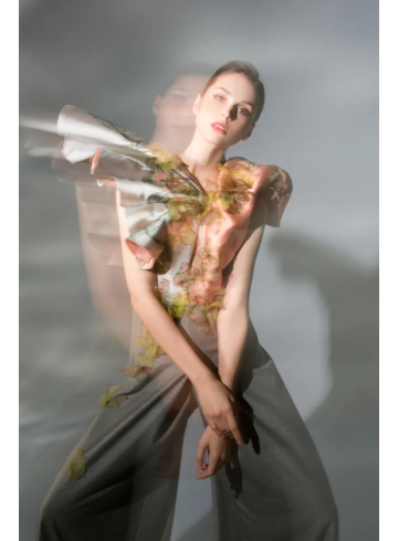 雙形蝶連身裙褲禮服