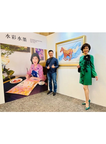 白嘉莉／Khieng COUTURE 荷葉墜飾商務洋裝